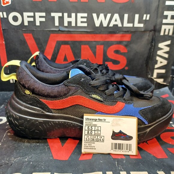 Vans Men's 6.5 Women's 8 UltraRange NEO VR3 Black/Multi VN000BCEBMV - Picture 5 of 12